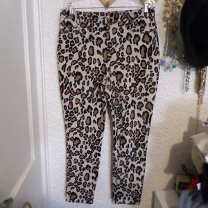 Chico's So Slimming Animal Print Ponte Pants Chico's 1.5 10/12
